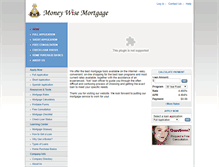 Tablet Screenshot of moneywisemortgage.com